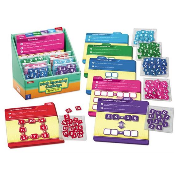 Lakeshore Learning - Math Reasoning Challenge Activity Kit - Gr. 2 NEW - Picture 2 of 8